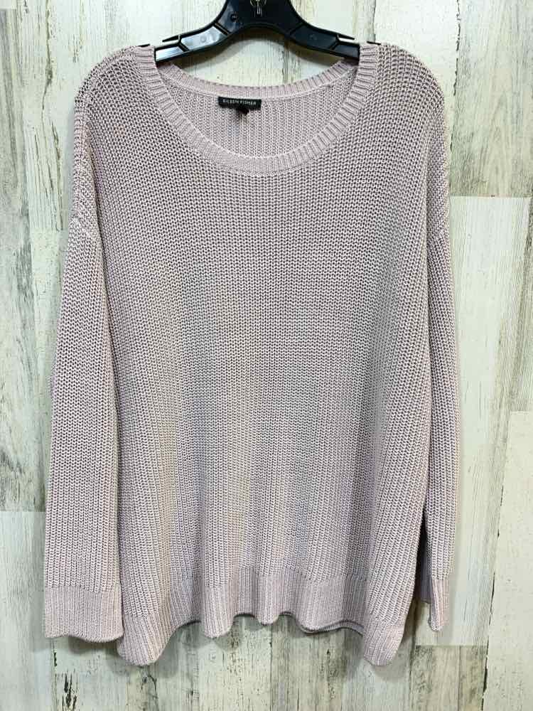 PRE-OWNED EILEEN LIGHT MAUVE KNIT SWEATER