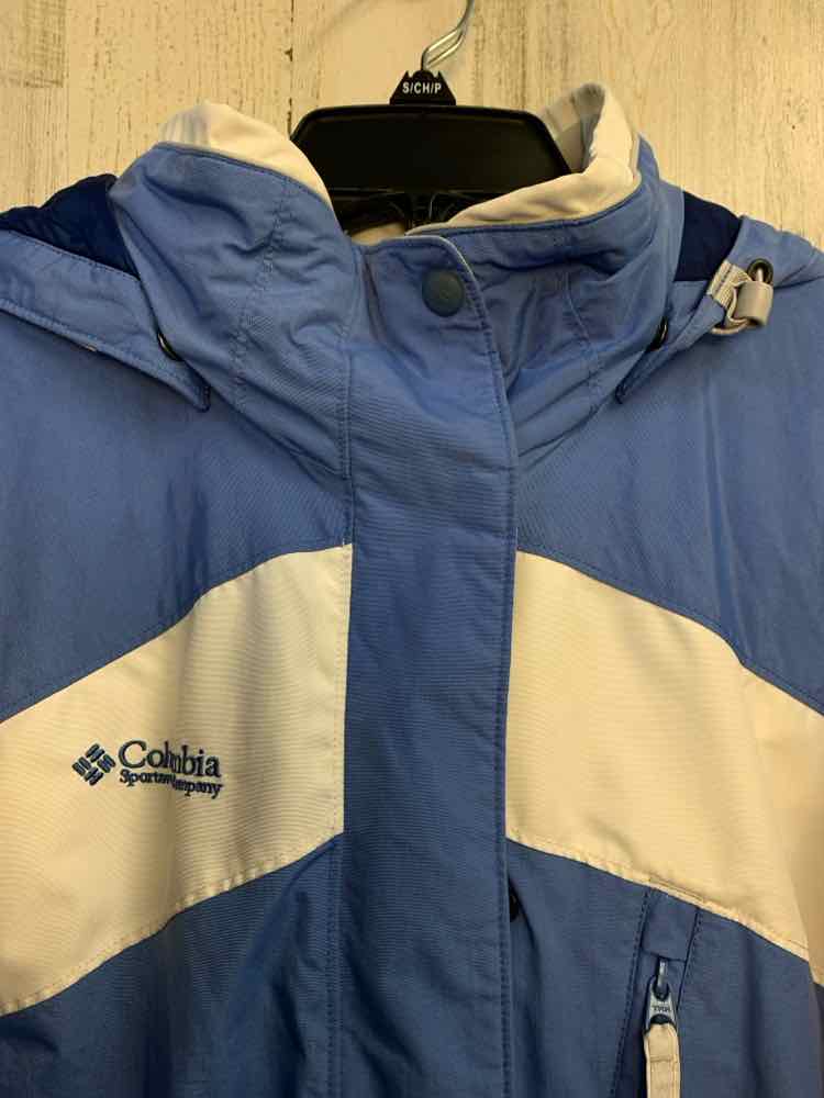 PRE-OWNED COLUMBIA JACKETS / COATS Size XL BLUE/WHITE LONG SLEEVES Jacket/DETACH