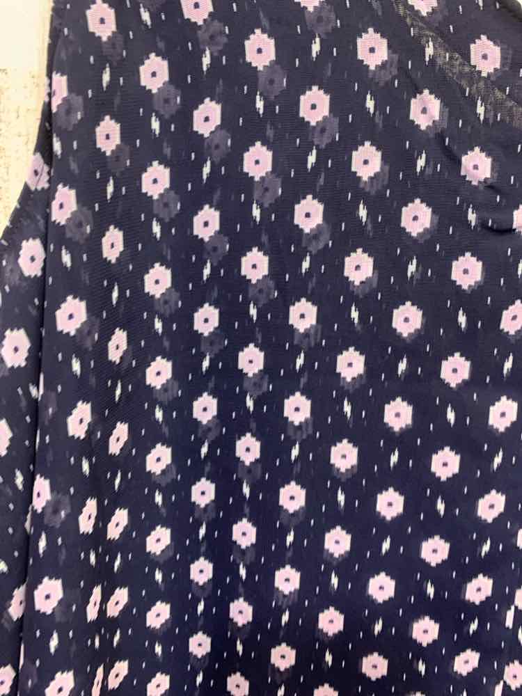 PRE-OWNED LANE BRYANT Tops Size 22 NAVY/LAV ABSTRACT TANK TOP Tank Top/ABSTRACT