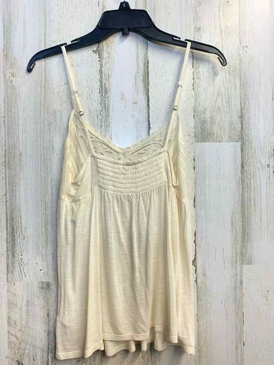 PRE-OWNED AMERICAN EAGLE Tops Size S Cream SPAGHETTI STRAP TOP