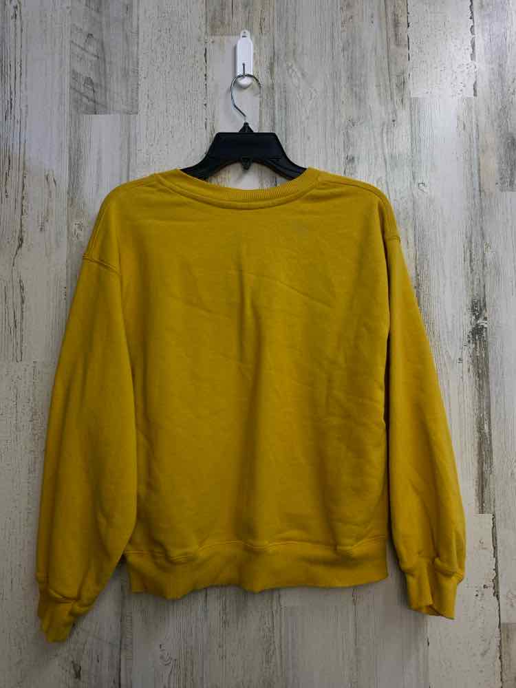 PRE-OWNED TIME AND TRU Tops Size S Yellow LONG SLEEVES Sweater/V-NECK PULL OVER