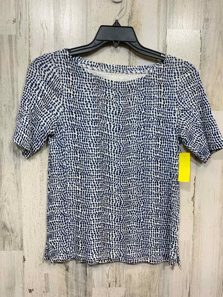 PRE-OWNED CHICO'S/SPOTTED RIBBED KNIT TEE
