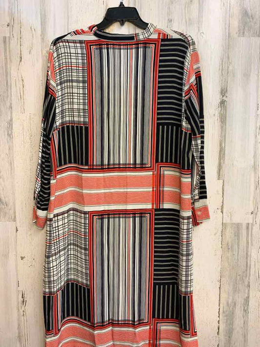 NWT MASAI Dresses and Skirts Size M BLK/WHT/RED CHECKERED/STRIPED Dress