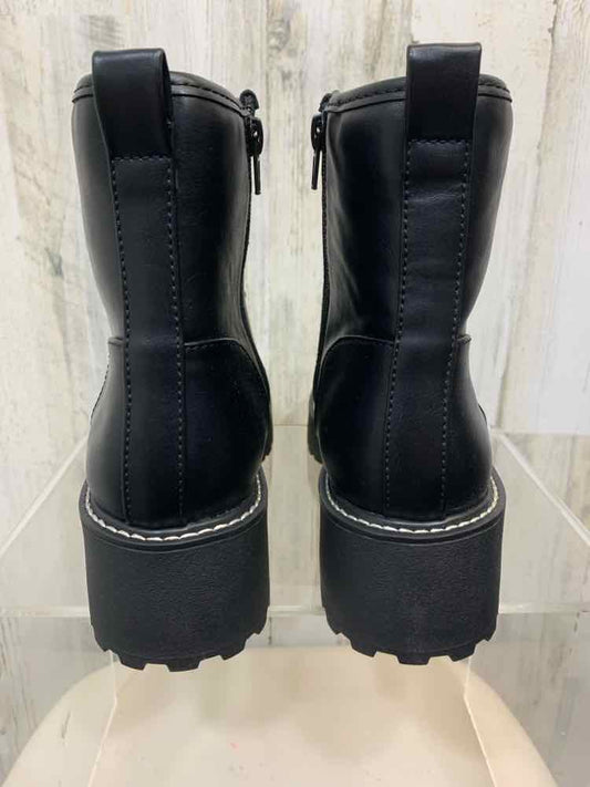 NWT MADDEN GIRL SHOES Shoe Size 10 Black COMBAT BOOT Shoes/BLACK COMBAT BOOT. IN