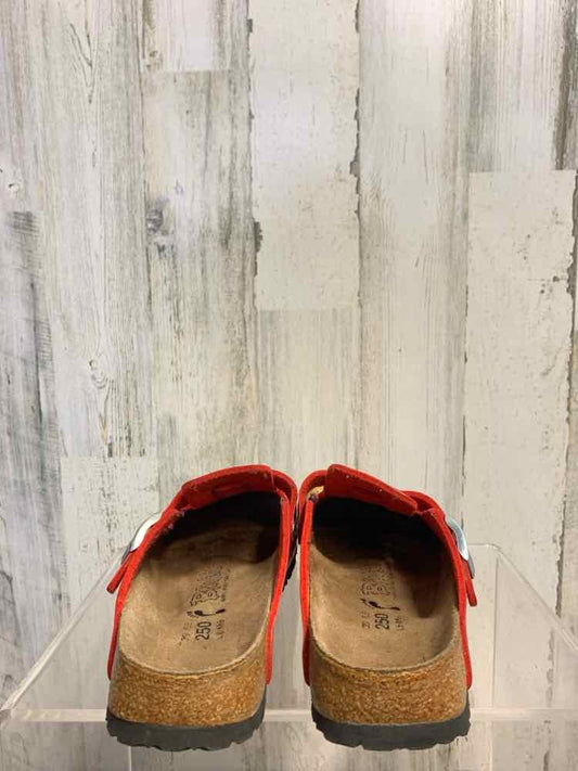 PRE-OWNED BIRKENSTOCK SHOES Shoe Size 8.5 Red CAT CLOG Shoes