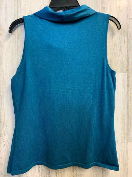 PRE-OWNED APT. 9 Tops Size L Blue SLEEVELESS TOP