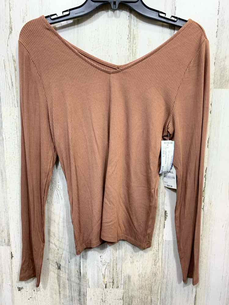 NWT ON 34TH Size S Tops MOCHA LONGSLEEVE Shirt