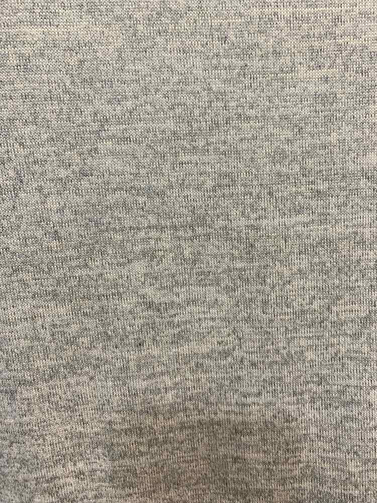 PRE-OWNED DG2 Tops Size 1X Beige Solid LONG SLEEVE TOP/BOTTOM RUFFLE