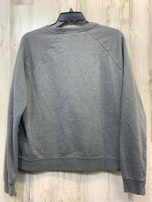 NIKE Activewear Size M GRAY/WHT SWEATSHIRT Sweatshirt