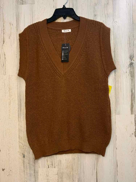 NWT BLOOMING JELLY Tops Size S Caramel VEST Vest