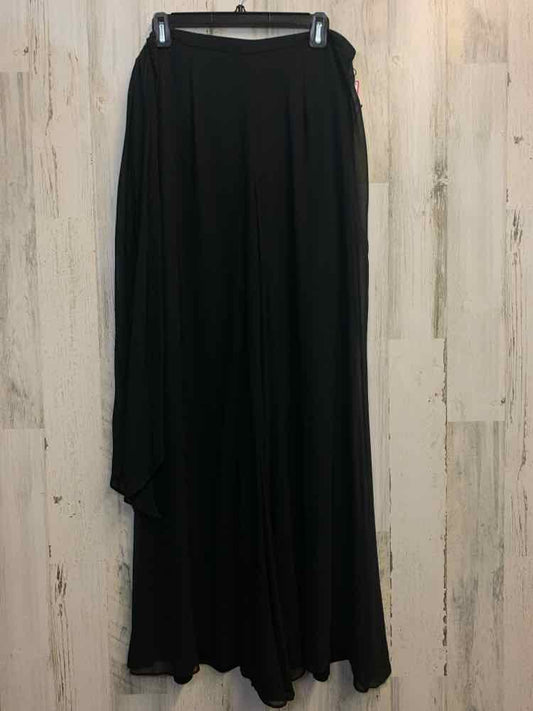 NWT Size 12 JR NITES BOTTOMS Black Solid PANTS Pants/BLACK FLOWY PANTS. TIE ON T