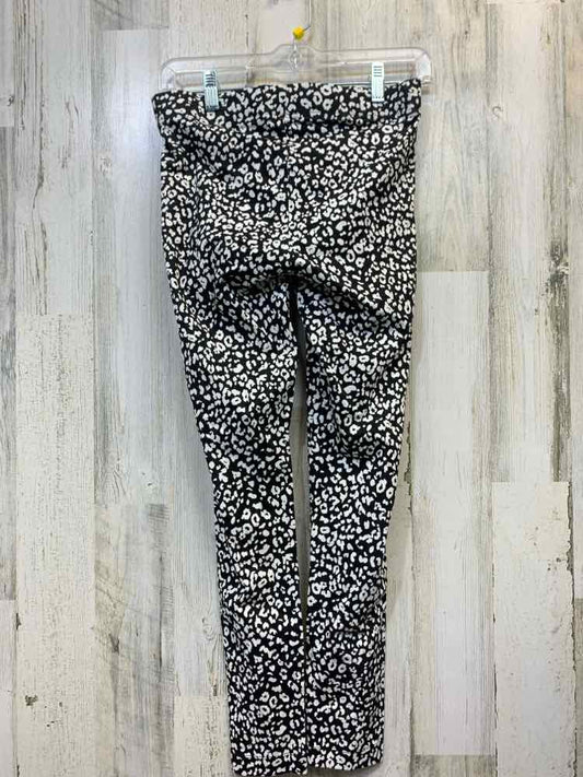 Size PS OLD NAVY BOTTOMS BLK/WHT LEOPARD LEGGINGS LEGGINGS