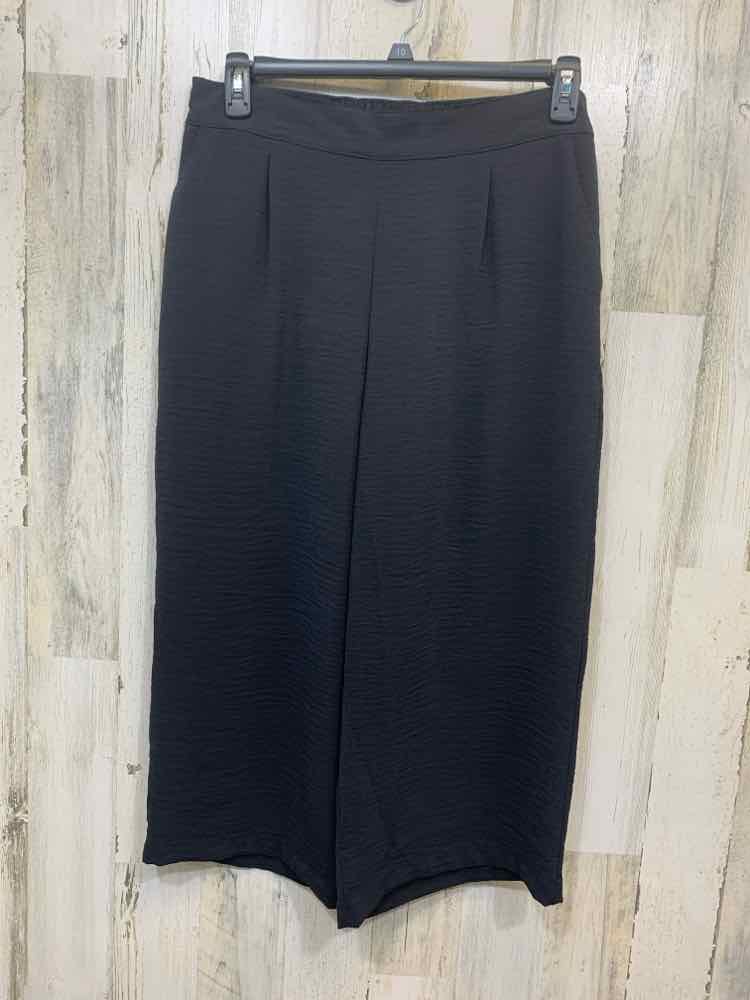 Size L CROFT & BARROW BOTTOMS Black SPANDEX WIDE LEG Pants