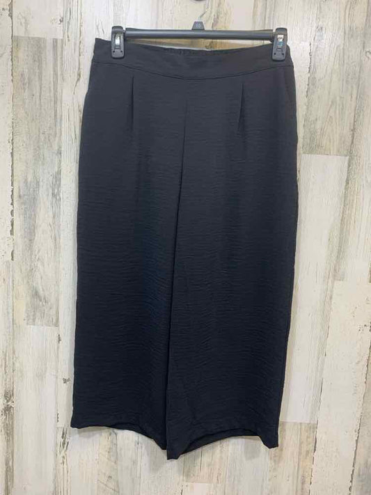 Size L CROFT & BARROW BOTTOMS Black SPANDEX WIDE LEG Pants