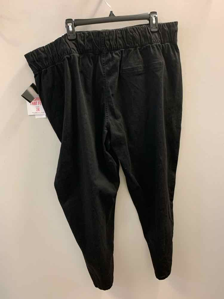 Size 2X CELEBRITY PINK Black Pants