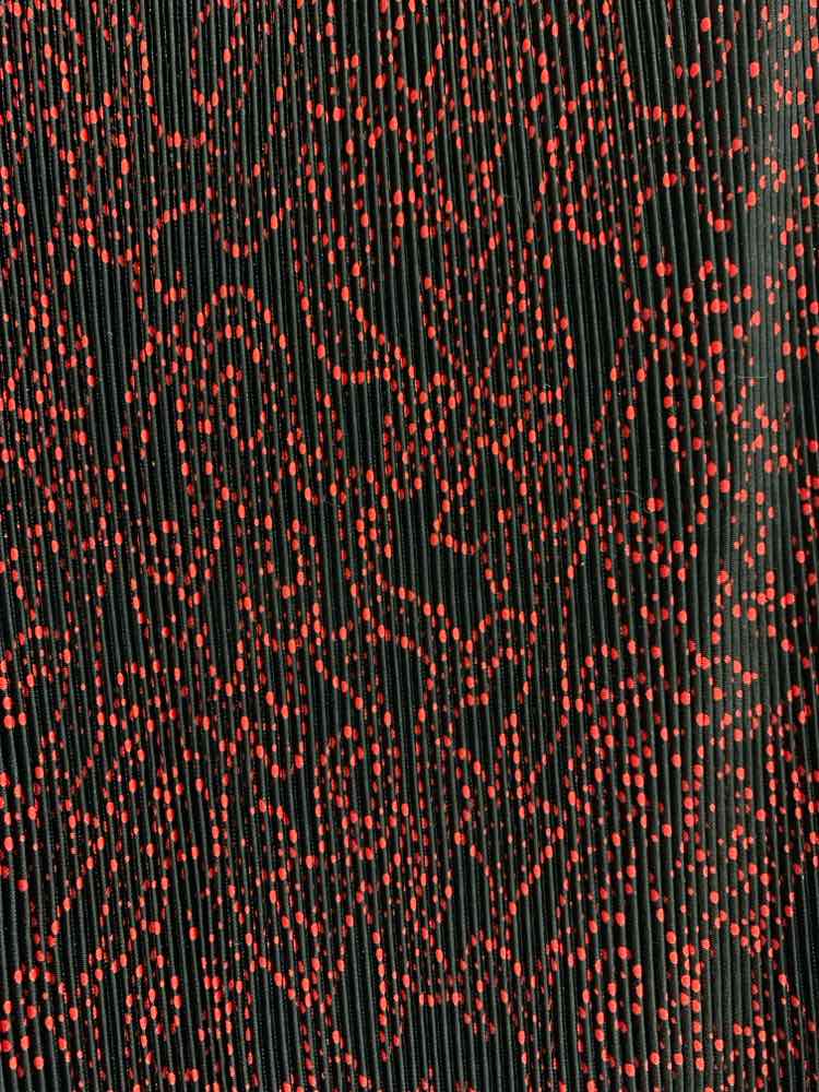 Size 22/24 KATHRYN DEENE PLUS SIZES RED/BLK SCROLL STRAIGHT Pants