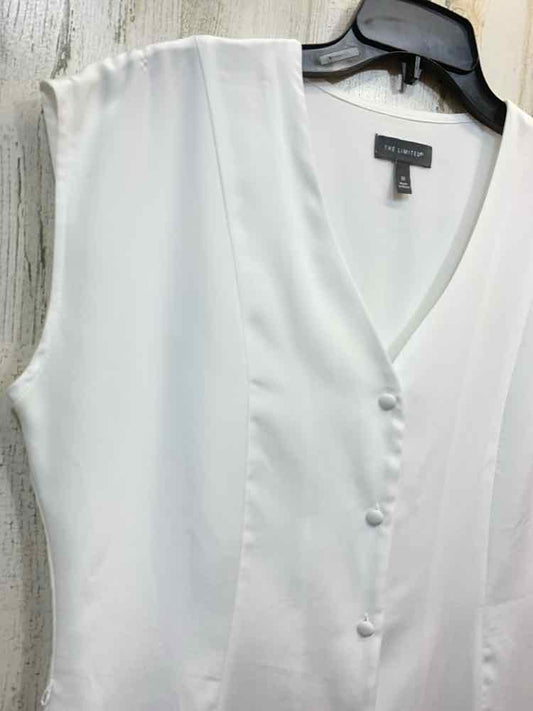 PRE-OWNED THE LIMITED Dresses and Skirts Size M White Solid SHEATH Dress/WHITE S