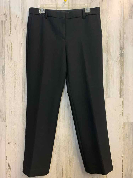 PRE-OWNED Size 10P ANN TAYLOR BOTTOMS Black Solid PANTS Pants/BLACK PANTS. CLAPS