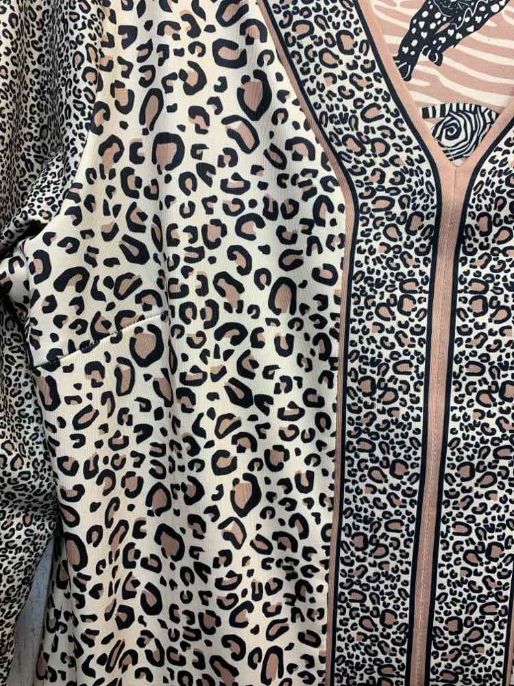 PRE-OWNED GRETCHEN SCOTT DESIGNS Dresses and Skirts Size XXL BLACK/BROWN Dress/C