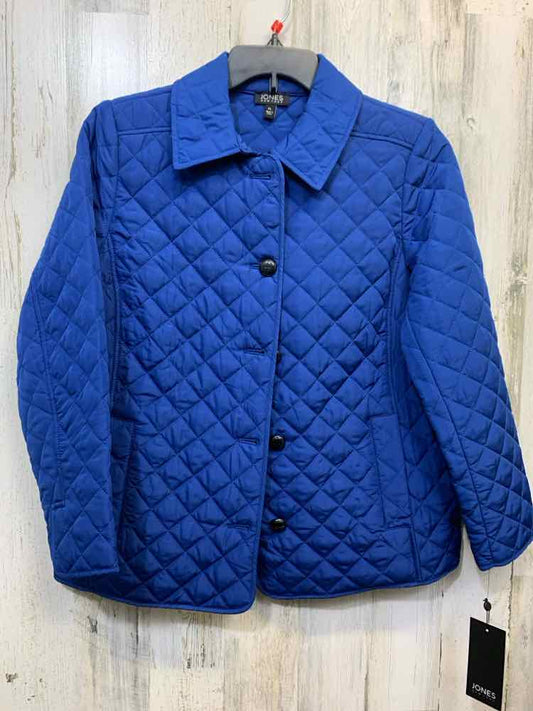 NWT JONES NEW YORK JACKETS / COATS Size PL Royal Blue DIAMONDS Jacket