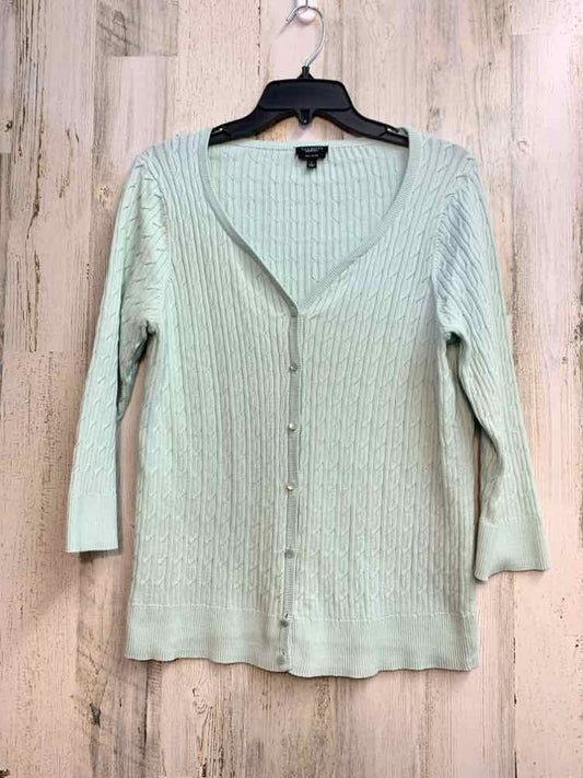 TALBOTS Tops Size L SEAFOAM CARDIGAN Cardigan
