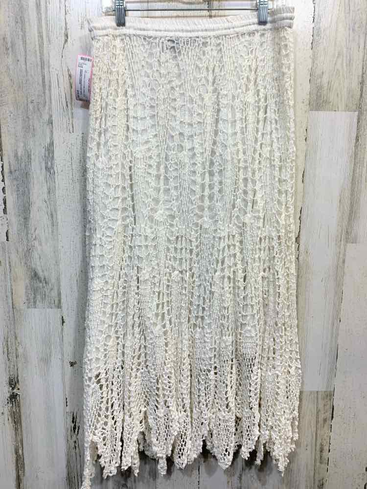 PRE-OWNED JENNIFER LAUREN BOTTOMS White MAXI Full