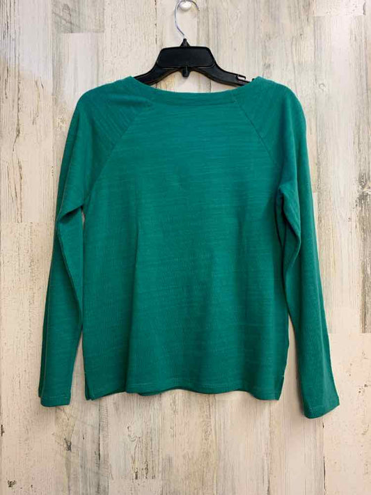 LOFT Tops Size XS SHAMROCK GREEN LONG SLEEVES TOP