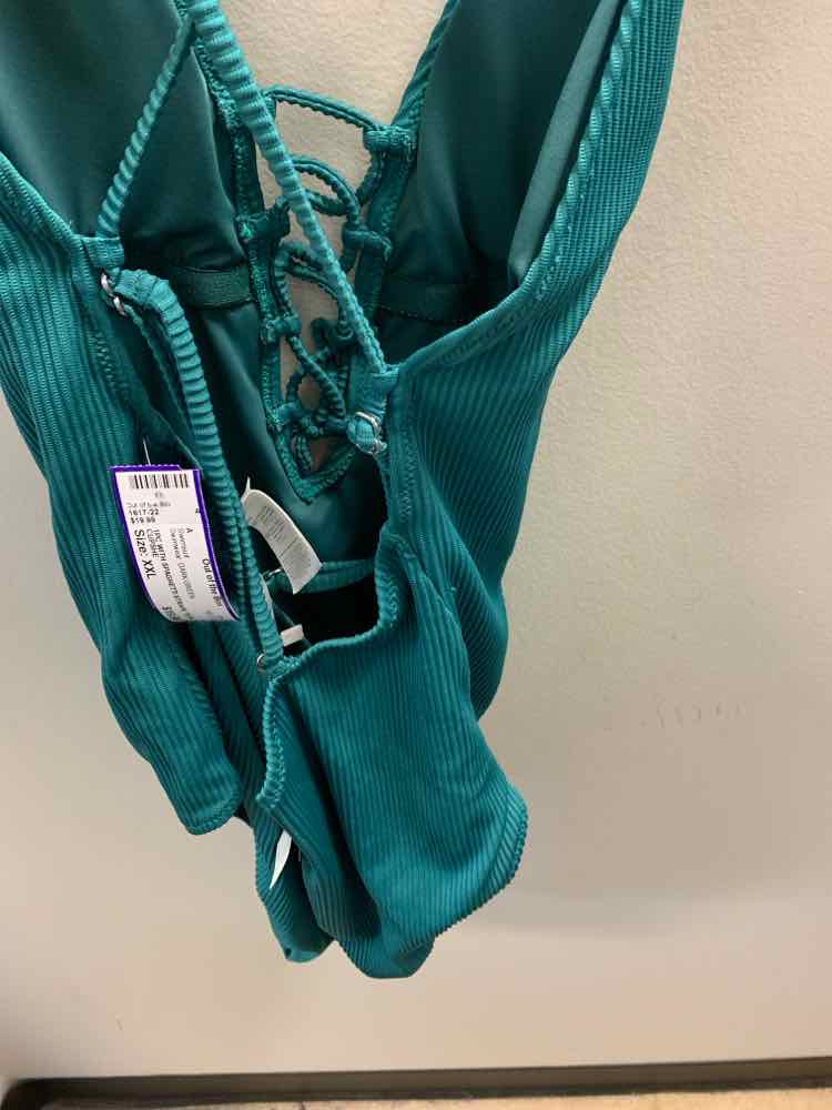 CUPSHE Swimwear Size XXL DARK GREEN Swimsuit