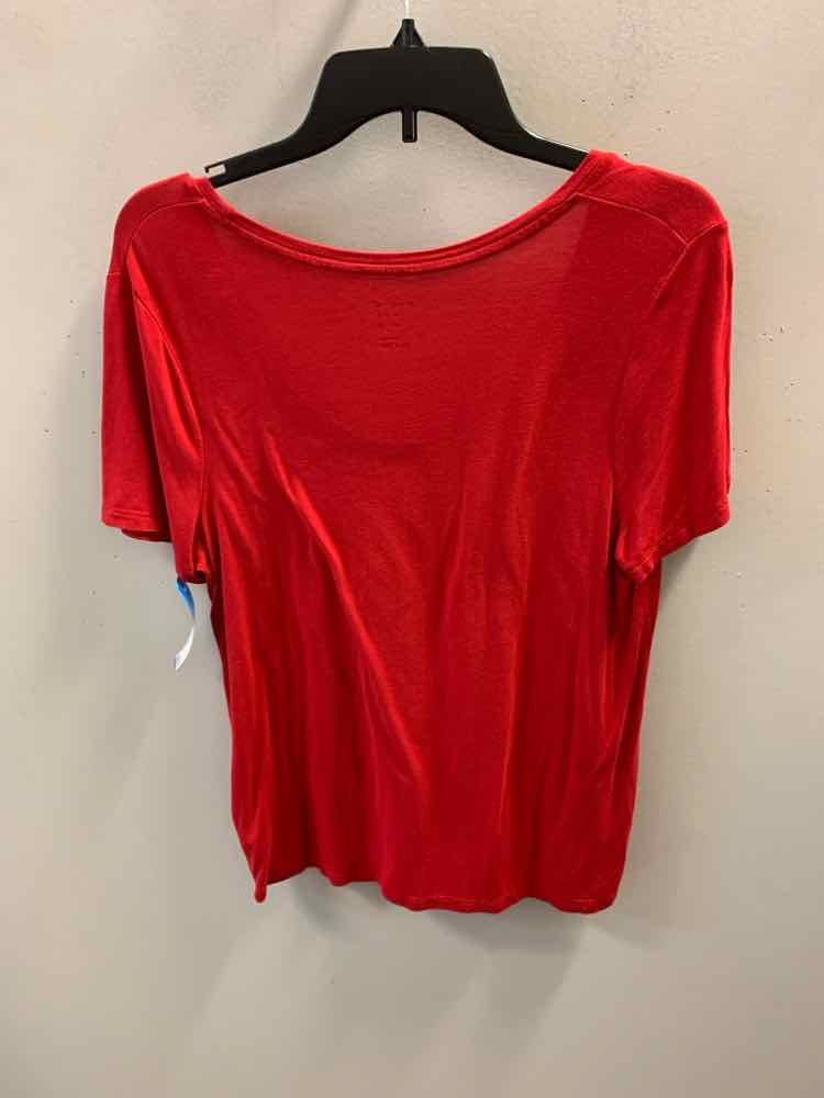 A NEW DAY Tops Size M Red SHORT SLEEVES TOP