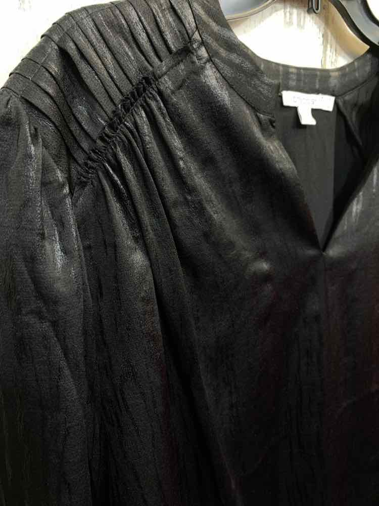PRE-OWNED CHICO'S Size 16 Tops Black LONGSLEEVE Shirt