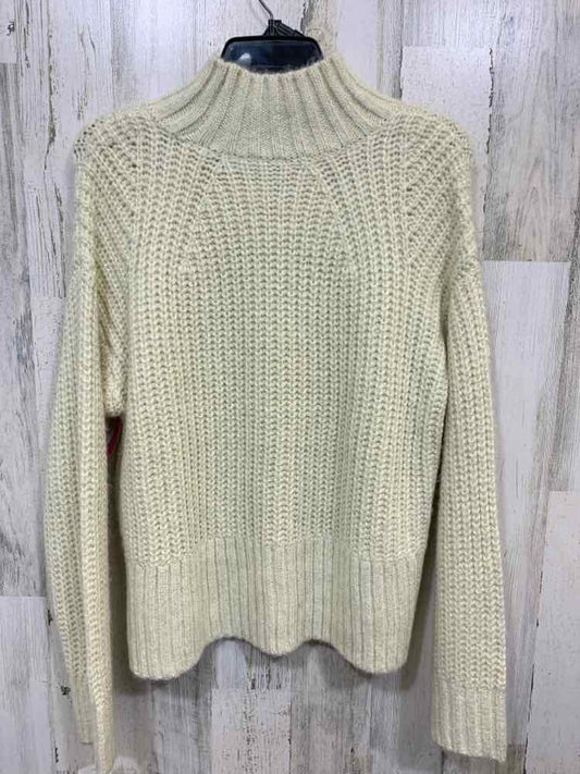 NWT ON 34TH Size XXS  LONG SLEEVE MOCK NECK/FISHERMAN'S RIB KNIT SWEATER