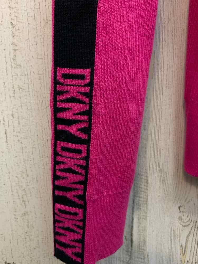DKNY Tops Size M HOT PINK RIBBED LONG SLEEVES TOP