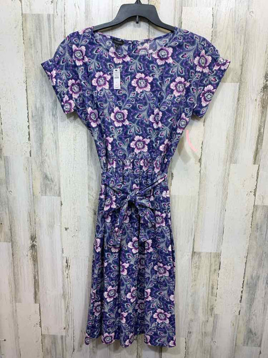NWT TALBOTS Dresses and Skirts Size 4 LAVENDAR/PINK Floral SLEEVELESS Dress