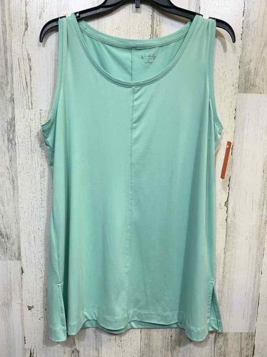 PRE-OWNED WONDERLY Tops Size L MINT Solid SLEEVELESS Tank Top