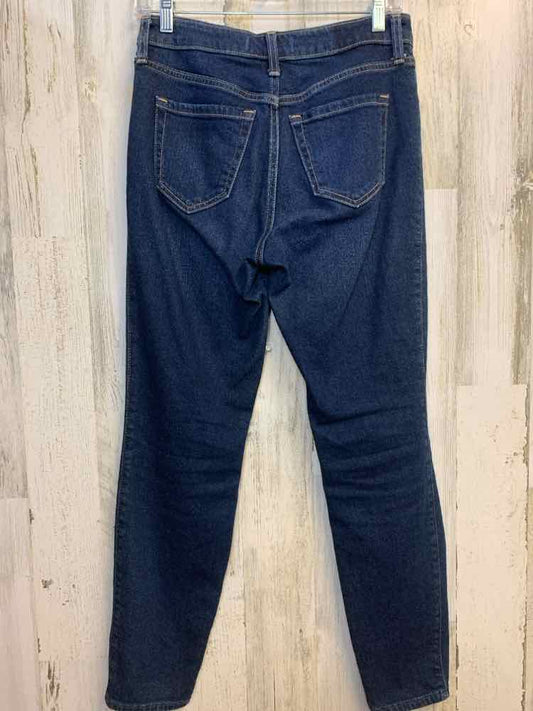 Size 4 ABERCROMBIE & FITCH BOTTOMS DARK BLUE SKINNY Jeans
