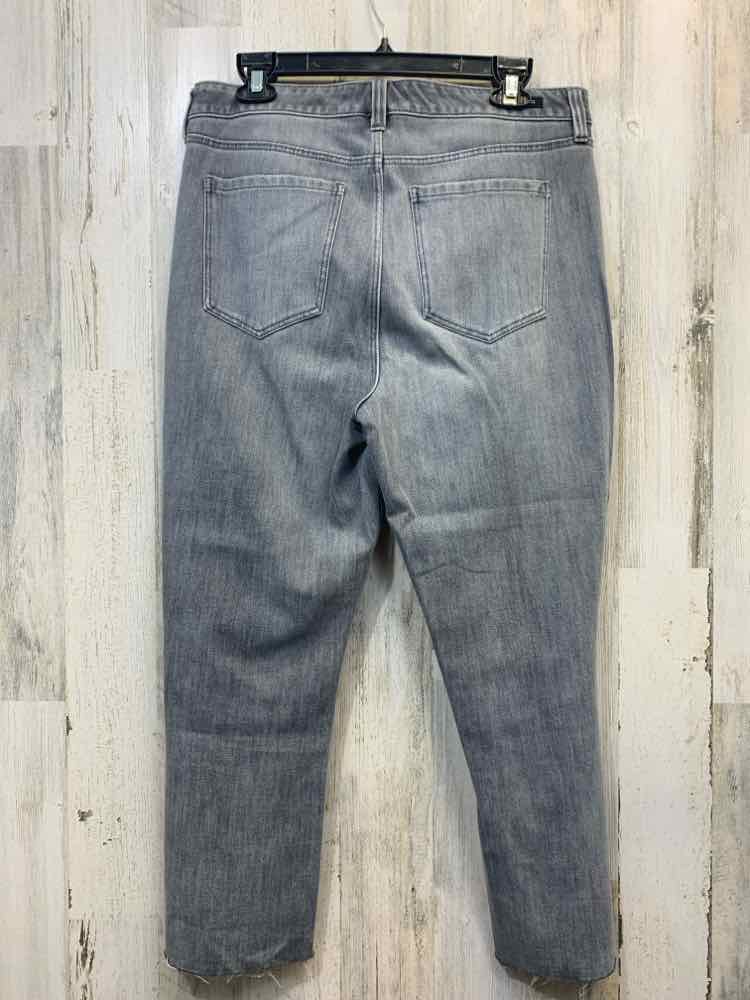Size 14/32 LIVERPOOL BOTTOMS Gray Denim STRAIGHT Jeans