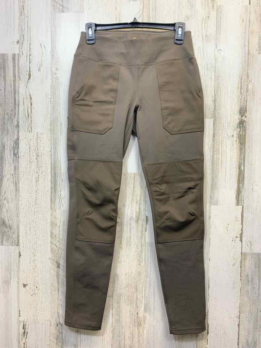 PRE-OWNED Size XS CARHARTT BOTTOMS Olive Solid WORK PANTS Pants/CARHARTT: OLIVE