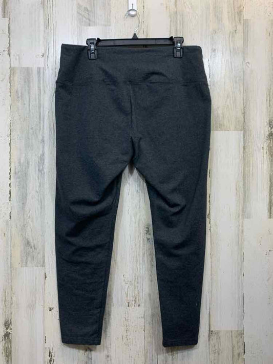 Size 1X INTRO LOVE THE FIT PLUS SIZES Gray LEGGINGS LEGGINGS