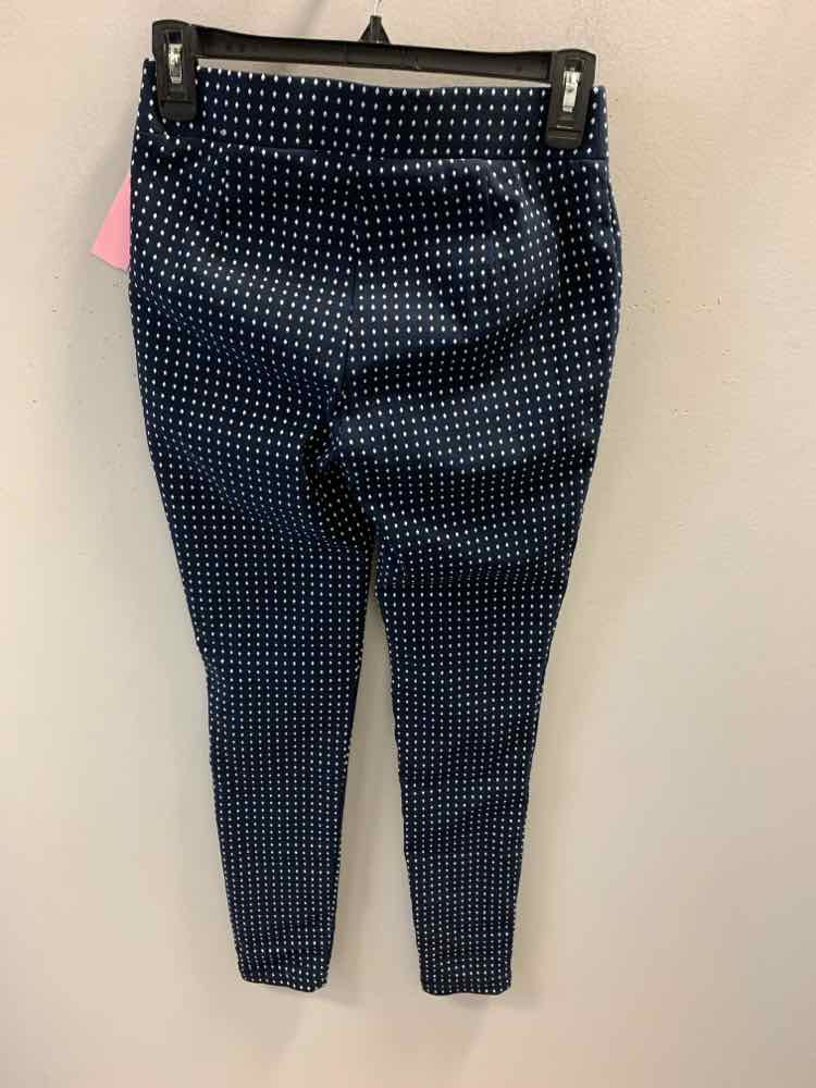 NWT Size 2 TOMMY HILFIGER BOTTOMS NAV/WHT DOTS Pants