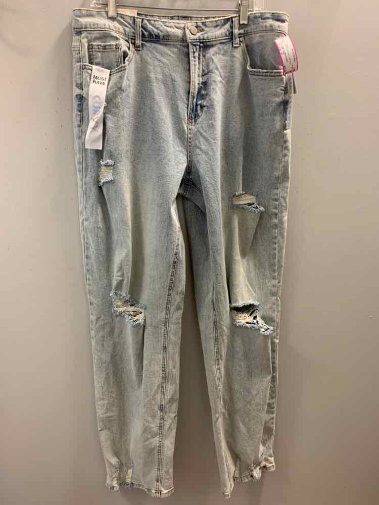 NWT Size 16 TINSEL TOWN PLUS SIZES LIGHT BLU Jeans