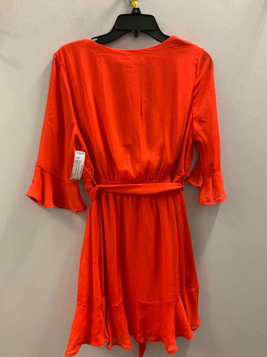 Size PS TINSEL Red SHORT SLEEVES Dress