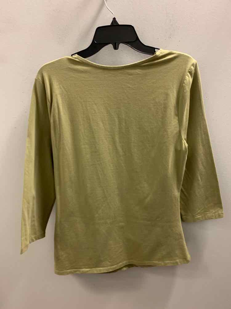 NWT INC Tops Size XL Celery 3/4 LENGTH TOP