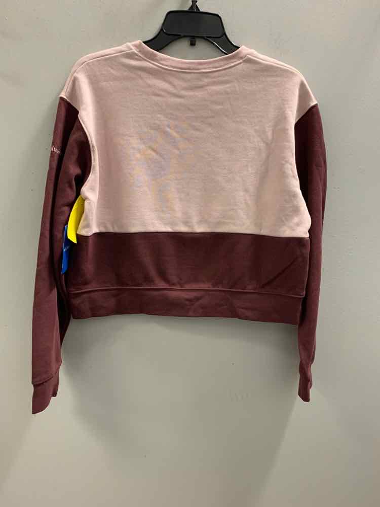 NWT COLUMBIA Tops Size M BURG/PINK LONG SLEEVES Sweatshirt