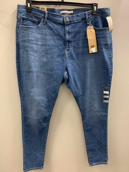 NWT Levi Strauss & Co PLUS SIZES Size 24 Blue Jeans