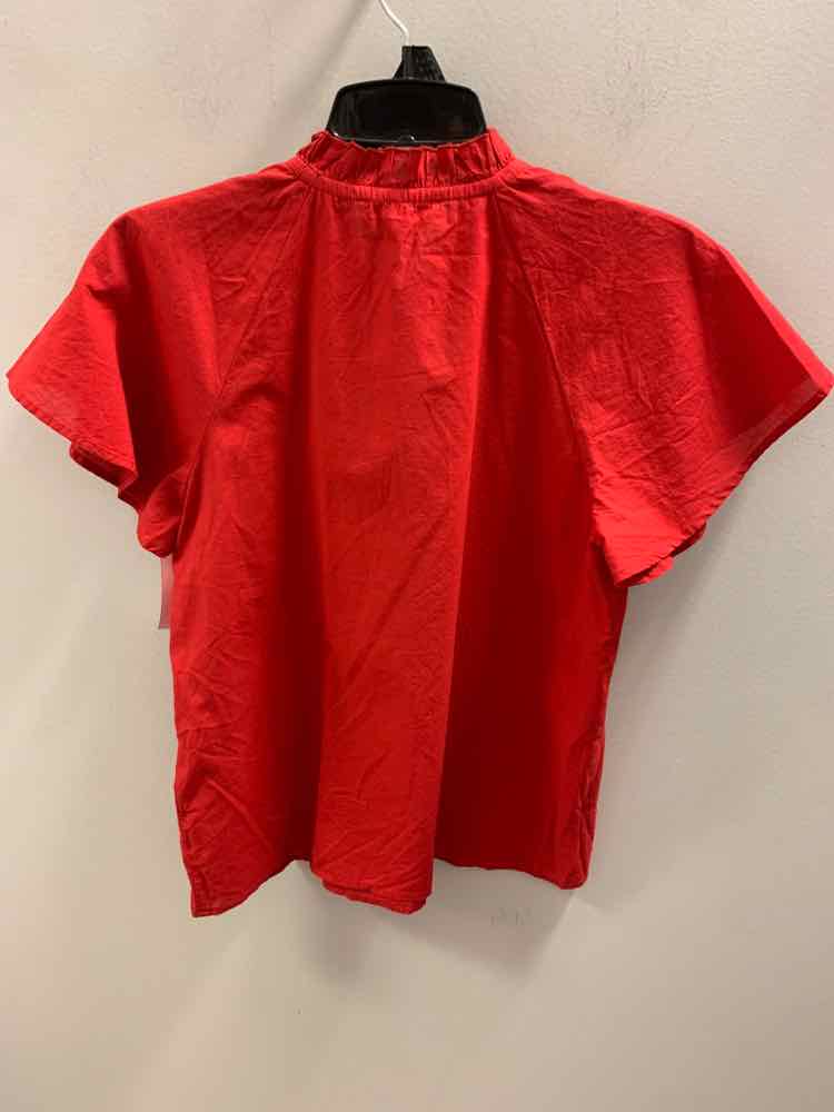 Size S INC Red SHORT SLEEVES TOP