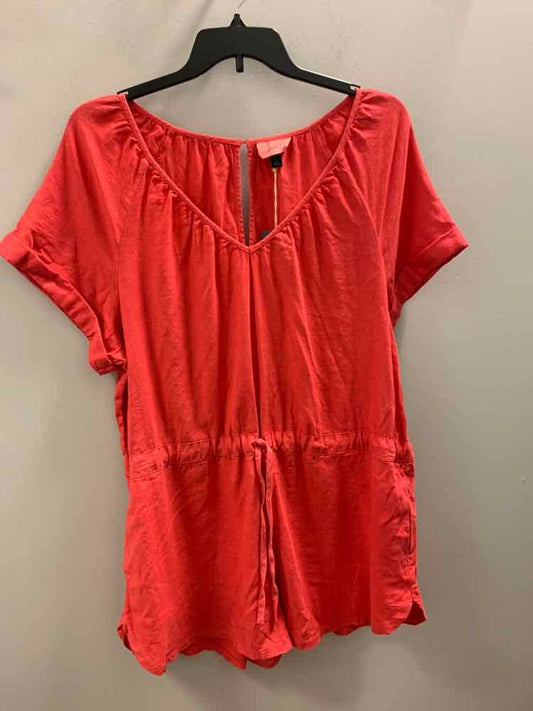 Size L NWT UNIVERSAL THREADS BOTTOMS CORAL Romper