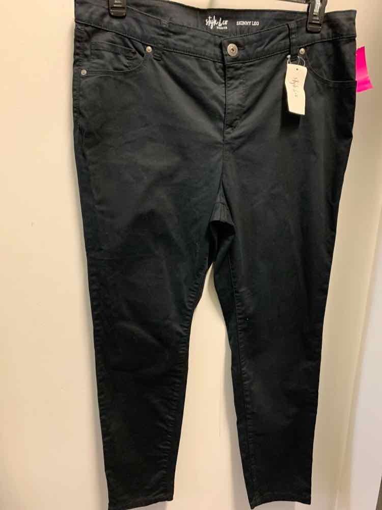 NWT Size 3X STYLE&CO PLUS SIZES Black Pants