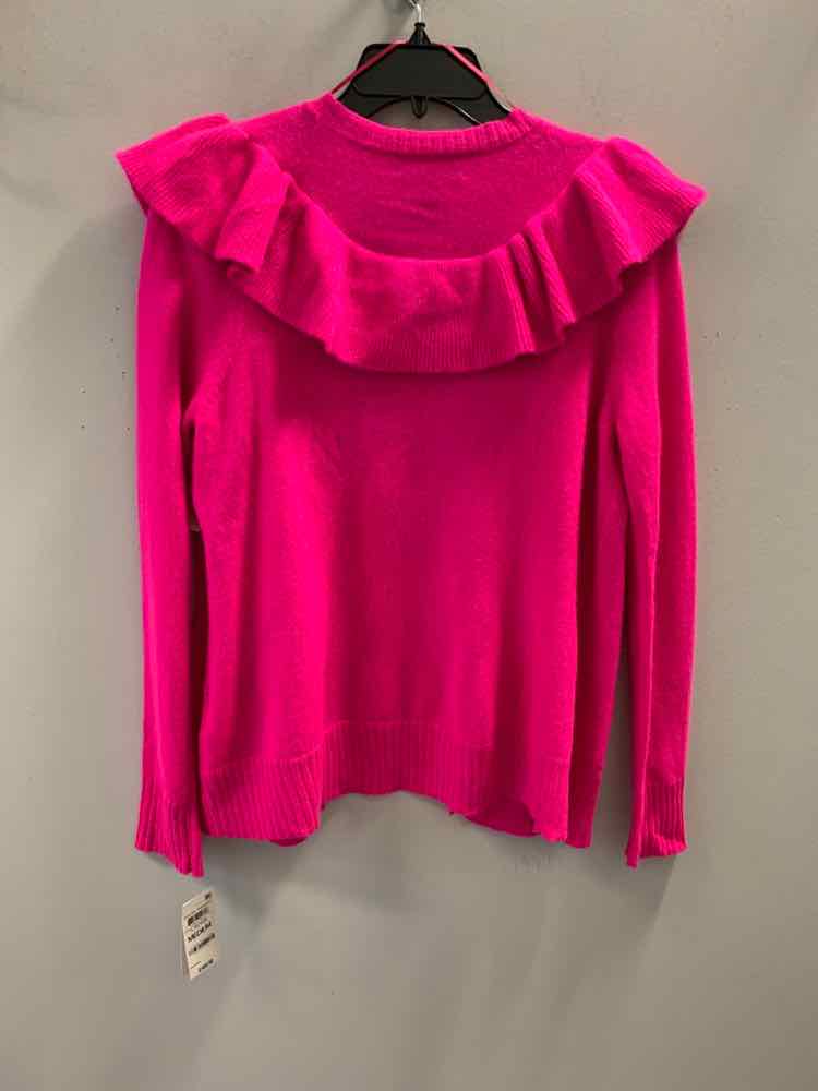 NWT CHARTER CLUB Tops Size M HOT PINK LONG SLEEVES Cardigan