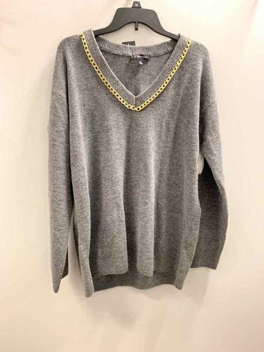 NWT INC Tops Size XL Gray LONG SLEEVES Sweater