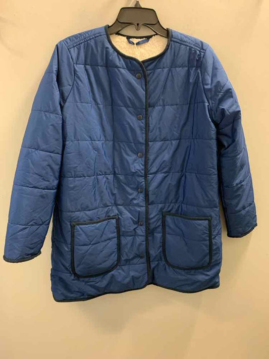 NWT STYLE & CO JACKETS / COATS Size PL Royal Blue LONG SLEEVES Coat